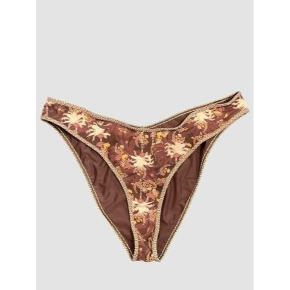 New without tags Bydee Panama Bikini Bottom In Palmera Women Size XL Brown
